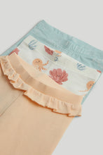 
                        
                          Load image into Gallery viewer, Mothercare 3 Pack Seashell Leggings
                        
                      