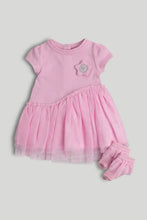 
                        
                          Load image into Gallery viewer, Mothercare Jersey and Tulle Dress and Socks Outfit
                        
                      