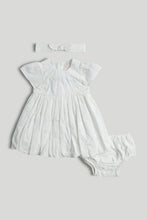 
                        
                          Load image into Gallery viewer, Mothercare White Puffball Dress Outfit
                        
                      