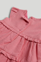 
                        
                          Load image into Gallery viewer, Mothercare Pink Gingham Dress and Knickers Outfit
                        
                      