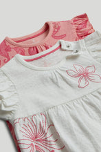 
                        
                          Load image into Gallery viewer, Mothercare 2 Pack Flower Rompers
                        
                      