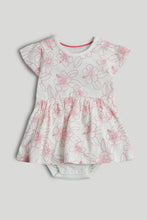 
                        
                          Load image into Gallery viewer, Mothercare White Floral Romper Dress
                        
                      