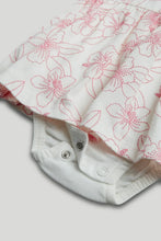 
                        
                          Load image into Gallery viewer, Mothercare White Floral Romper Dress
                        
                      