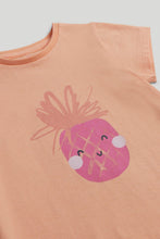 
                        
                          Load image into Gallery viewer, Mothercare Peach Pineapple T-Shirt
                        
                      