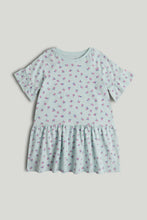 
                        
                          Load image into Gallery viewer, Mothercare Blue Floral Jersey Dress
                        
                      