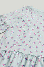 
                        
                          Load image into Gallery viewer, Mothercare Blue Floral Jersey Dress
                        
                      