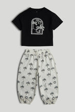 
                        
                          Load image into Gallery viewer, Mothercare Palm T-Shirt and Trousers Outfit
                        
                      