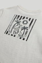 
                        
                          Load image into Gallery viewer, Mothercare Cream Palm Tree T-Shirt
                        
                      