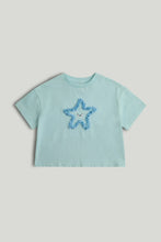 
                        
                          Load image into Gallery viewer, Mothercare Blue Starfish T-Shirt
                        
                      