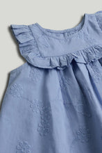 
                        
                          Load image into Gallery viewer, Mothercare Blue Broderie Dress
                        
                      