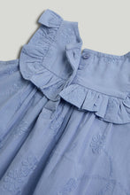 
                        
                          Load image into Gallery viewer, Mothercare Blue Broderie Dress
                        
                      