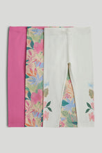 
                        
                          Load image into Gallery viewer, Mothercare 3 Pack Tropical Leggings
                        
                      