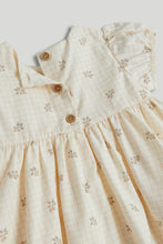 
                        
                          Load image into Gallery viewer, Mothercare Cream Dress, Cardigan, Knickers and Headband Outfit
                        
                      