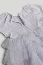 
                        
                          Load image into Gallery viewer, Mothercare Purple Dress, Cardigan, Knickers and Headband Outfit
                        
                      