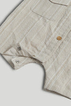
                        
                          Load image into Gallery viewer, Mothercare Beige Striped Romper
                        
                      
