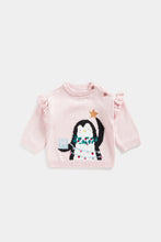 
                        
                          Load image into Gallery viewer, Mothercare Festive Penguin Jumper
                        
                      