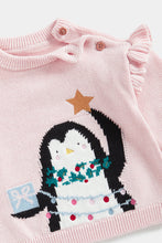 
                        
                          Load image into Gallery viewer, Mothercare Festive Penguin Jumper
                        
                      