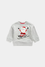 
                        
                          Load image into Gallery viewer, Mothercare Festive Santa Sweat Top
                        
                      