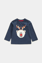
                        
                          Load image into Gallery viewer, Mothercare Festive Bear Long-Sleeved T-Shirt
                        
                      