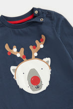 
                        
                          Load image into Gallery viewer, Mothercare Festive Bear Long-Sleeved T-Shirt
                        
                      