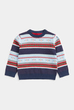 
                        
                          Load image into Gallery viewer, Mothercare Festive Fair Isle Knitted Jumper
                        
                      