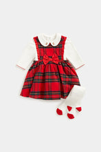 
                        
                          Load image into Gallery viewer, Mothercare Festive Dress, Bodysuit and Tights Set
                        
                      
