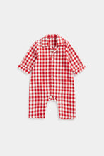 
                        
                          Load image into Gallery viewer, Mothercare Festive Gingham Woven Baby Pyjamas
                        
                      