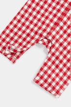 
                        
                          Load image into Gallery viewer, Mothercare Festive Gingham Woven Baby Pyjamas
                        
                      