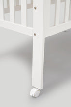 
                        
                          Load image into Gallery viewer, Mothercare Bristol Drop Side Cot with Wheels
                        
                      