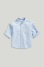 
                        
                          Load image into Gallery viewer, Mothercare Blue Chambray Oxford Shirt
                        
                      