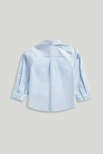 
                        
                          Load image into Gallery viewer, Mothercare Blue Chambray Oxford Shirt
                        
                      