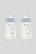 
                        
                          Load image into Gallery viewer, Mothercare 2 Pack Wide-Neck 260ml Bottles with Anti-Colic Teats
                        
                      