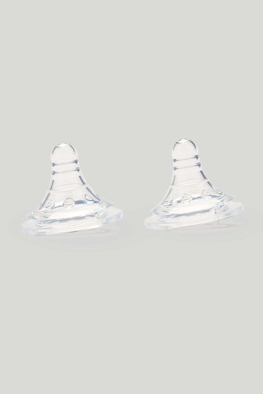 Mothercare Natural Shape Anti-Colic Slow-Flow Teats - 2 Pack