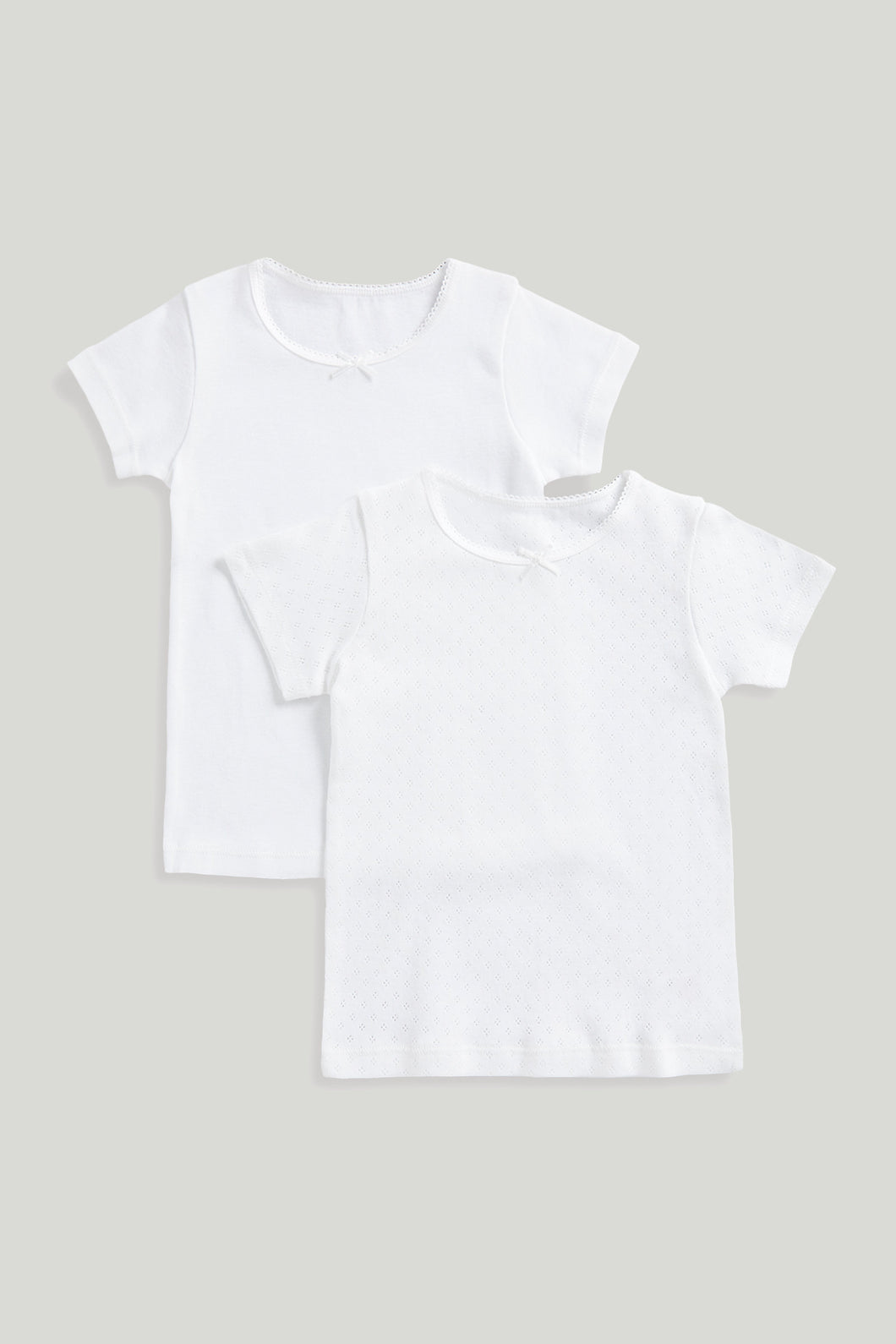 Mothercare 2 Pack Short-Sleeved Vests