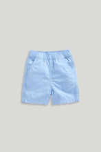 
                        
                          Load image into Gallery viewer, Mothercare Blue Poplin Shorts
                        
                      