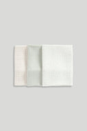 Mothercare Green Muslin Cloths - 3 Pack