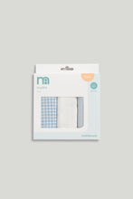 
                        
                          Load image into Gallery viewer, Mothercare 3 Pack Muslin Cloths - Blue
                        
                      
