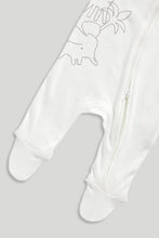 
                        
                          Load image into Gallery viewer, Mothercare My First Zip-Up Sleepsuits - 2 Pack
                        
                      