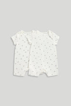 
                        
                          Load image into Gallery viewer, Mothercare Animal Rompers - 2 Pack
                        
                      