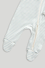 
                        
                          Load image into Gallery viewer, Mothercare Dinosaur Zip-Up Sleepsuits - 2 Pack
                        
                      