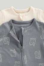 
                        
                          將圖片載入圖庫檢視器 Mothercare Big Cats Zip-Up Sleepsuits - 2 Pack
                        
                      