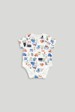 
                        
                          Load image into Gallery viewer, Mothercare Vehicles Short-Sleeved Bodysuits - 5 Pack
                        
                      