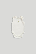 
                        
                          Load image into Gallery viewer, Mothercare Dinosaur Sleeveless Bodysuits - 5 Pack
                        
                      