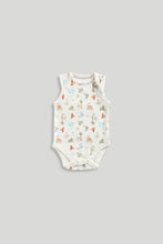 
                        
                          Load image into Gallery viewer, Mothercare Dinosaur Sleeveless Bodysuits - 5 Pack
                        
                      