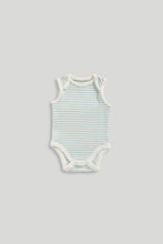 
                        
                          Load image into Gallery viewer, Mothercare Dinosaur Sleeveless Bodysuits - 5 Pack
                        
                      