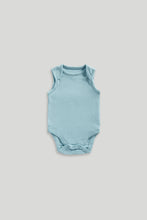 
                        
                          Load image into Gallery viewer, Mothercare Dinosaur Sleeveless Bodysuits - 5 Pack
                        
                      