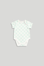 
                        
                          Load image into Gallery viewer, Mothercare Mint Short-Sleeved Bodysuits - 5 Pack
                        
                      