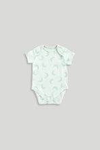 
                        
                          Load image into Gallery viewer, Mothercare Mint Short-Sleeved Bodysuits - 5 Pack
                        
                      