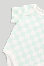 
                        
                          Load image into Gallery viewer, Mothercare Mint Short-Sleeved Bodysuits - 5 Pack
                        
                      