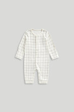 
                        
                          Load image into Gallery viewer, Mothercare My First Blue Footless Sleepsuits - 3 Pack
                        
                      